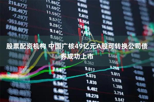 股票配资机构 中国广核49亿元A股可转换公司债券成功上市